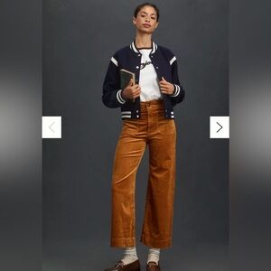 Anthropologie- SZ 27- Orange Corduroy Pants